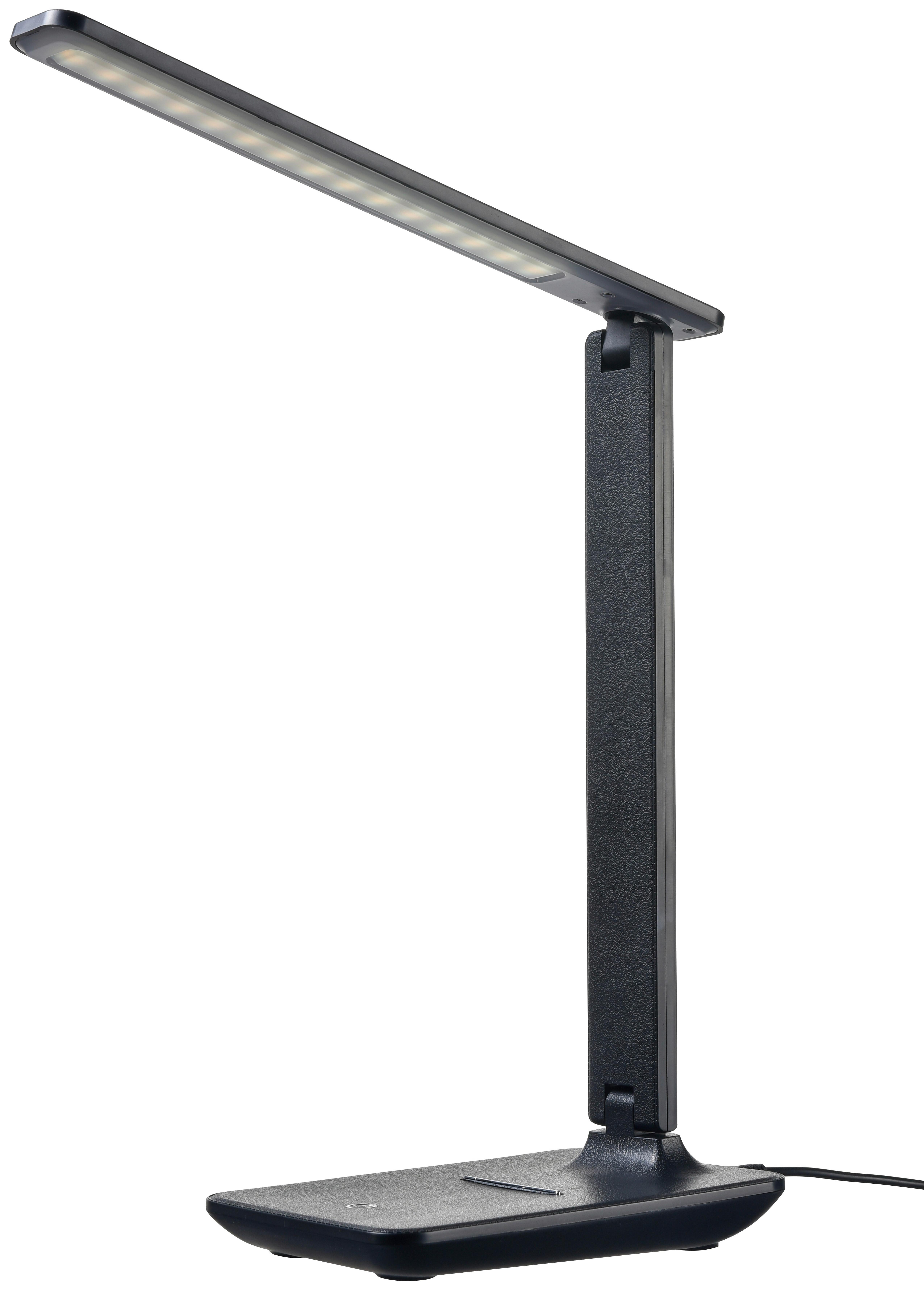 Led Lampa Na Písací Stôl Denise 35cm, 5 Watt - čierna, Štýlový, plast (35cm) - Modern Living