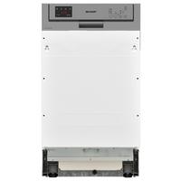 Einbau-geschirrspüler Qw-hs12s 47es-De B:44,8 Teilintegriert - Edelstahlfarben, Basics (44,8/82/57cm) - Sharp