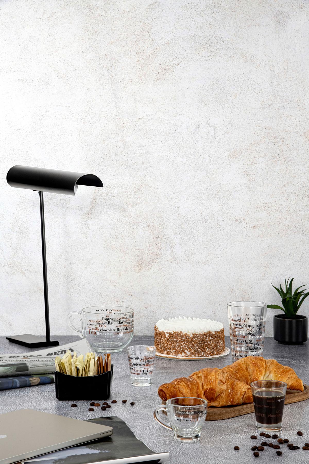 Espressotasse mit Untertasse Kirstin - Transparent, LIFESTYLE, Glas (76ml) - Luca Bessoni