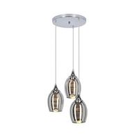 HÄNGELEUCHTE 33-60181 - Chromfarben, Design, Metall (35/35/125cm)