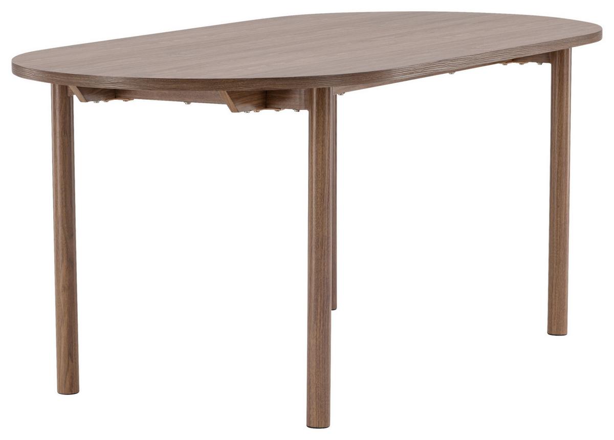 Esstisch Andy - Braun, Design, Holzwerkstoff/Metall (180/90/75cm) - Livetastic