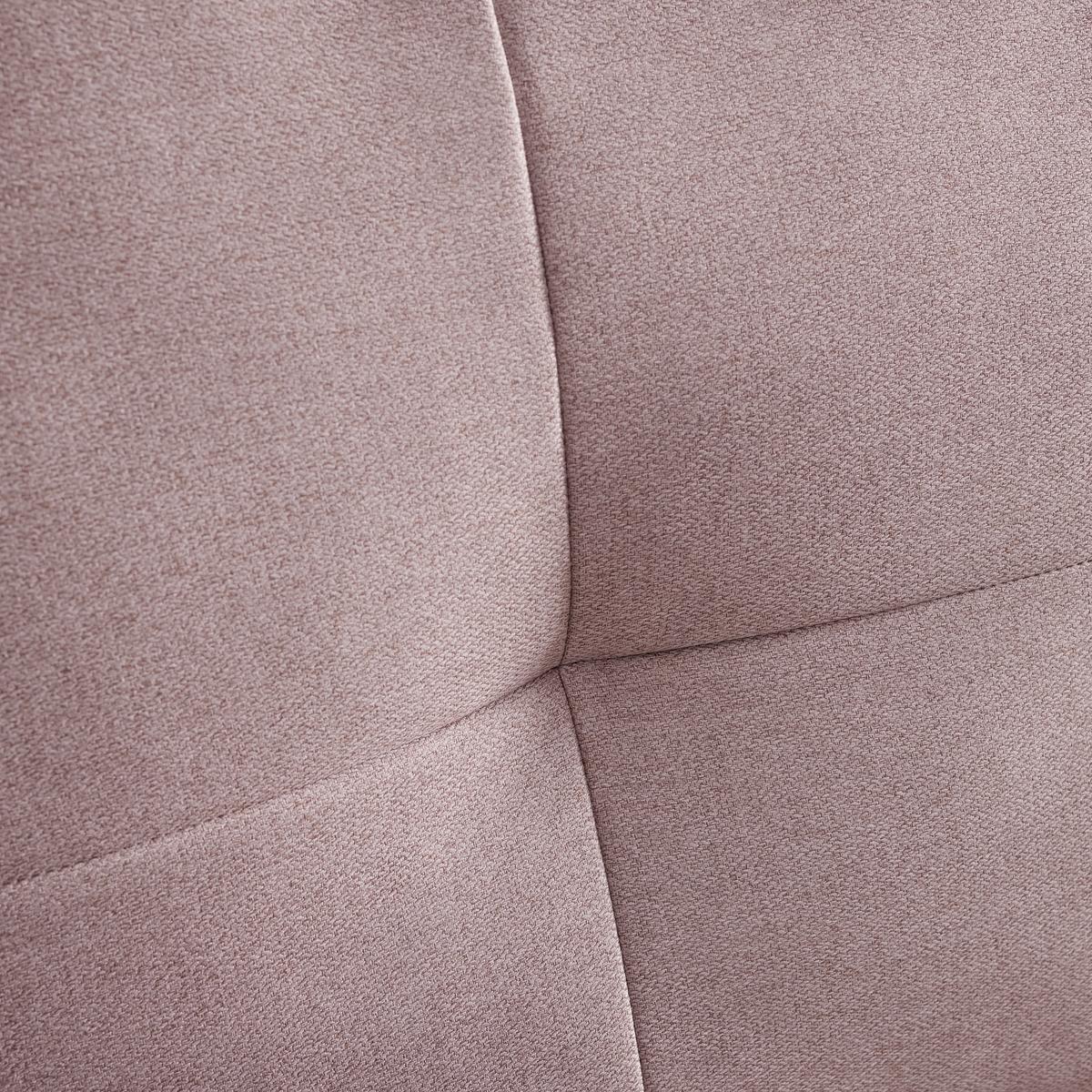Rozkladacia pohovka Malic - ružová - ružová/farba duba, Modern, kov/textil (80/84/90cm) - Bessagi Home