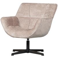 Sessel Wibo Taupe B: 71 Cm - Taupe/Schwarz, Design, Textil (71/94/83cm) - Livetastic