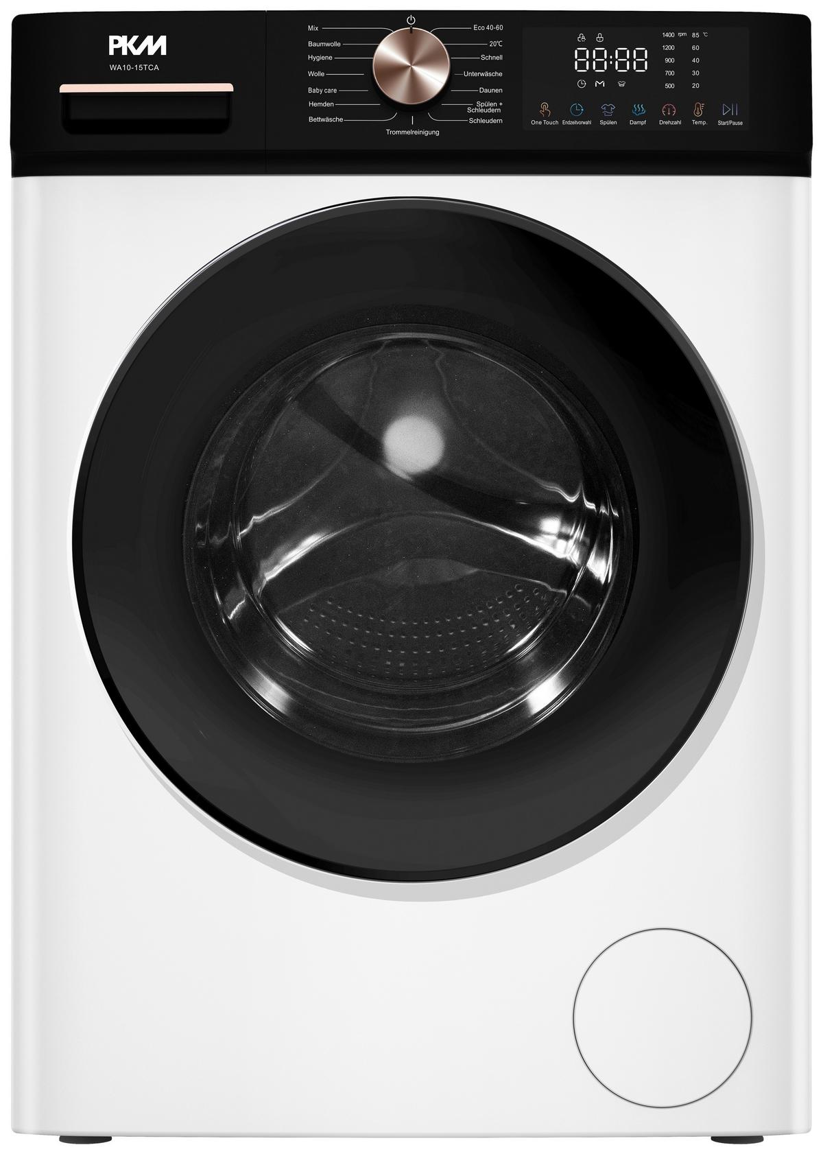 Waschmaschine Wa10-15tca - Weiß, Basics, Metall (60/84,7/57,7cm) - PKM