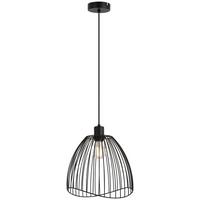 Závesné svietidlo ELIOT, bez 1xE27 max. 40W - čierna, Modern, kov/plast (29/120cm) - Mömax