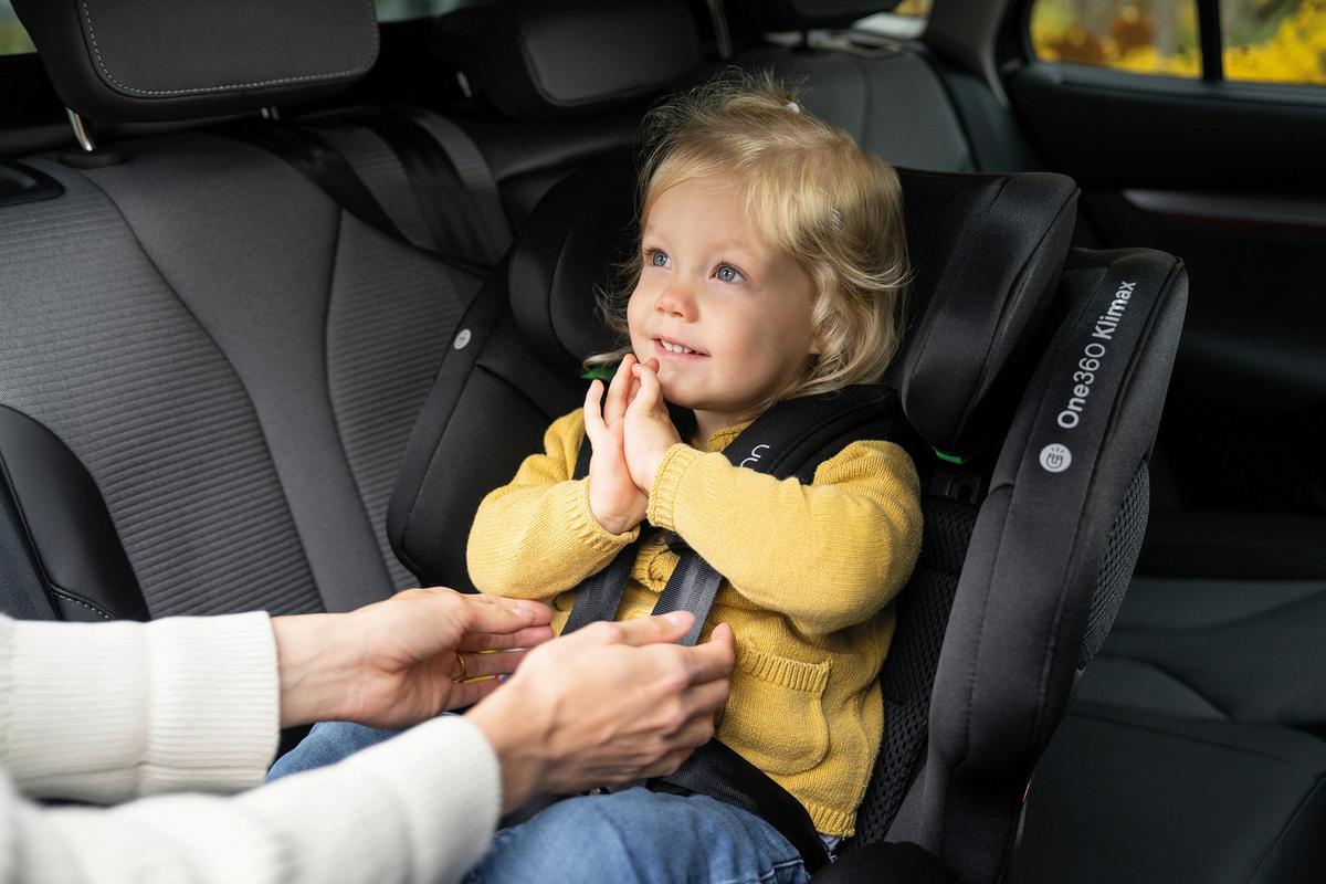 Reboarder-kindersitz One360 Klimax - Schwarz, Basics, Textil (48/43/58cm) - Osann