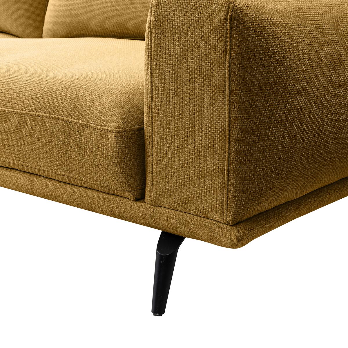 2-sitzer-sofa Selene Gelb, B: 202 Cm - Gelb/Schwarz, MODERN, Textil (202/89/115cm) - MID.YOU