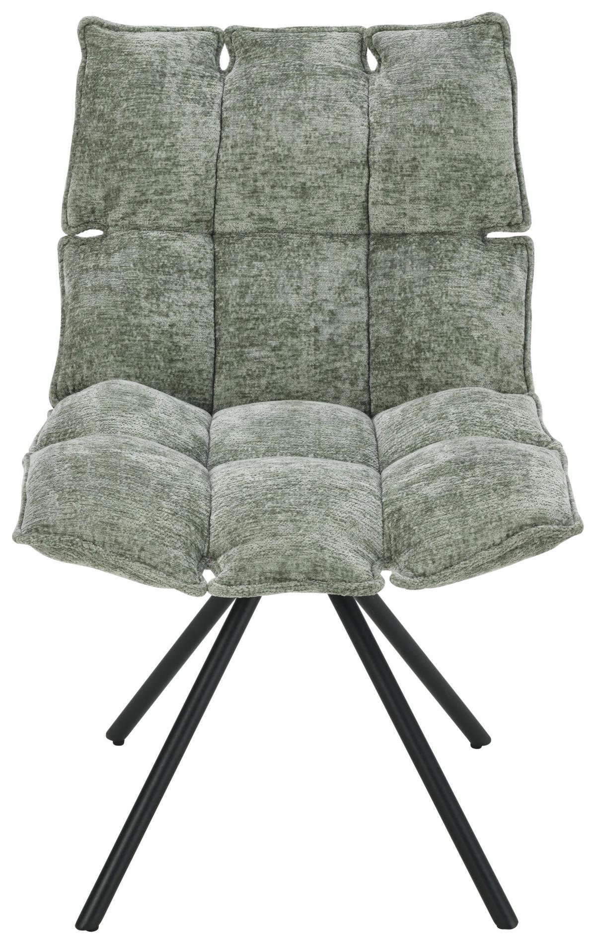 ŽIDLE CARLA - černá/mátově zelená, Trend, kov/dřevo (57/86/66cm) - Mömax