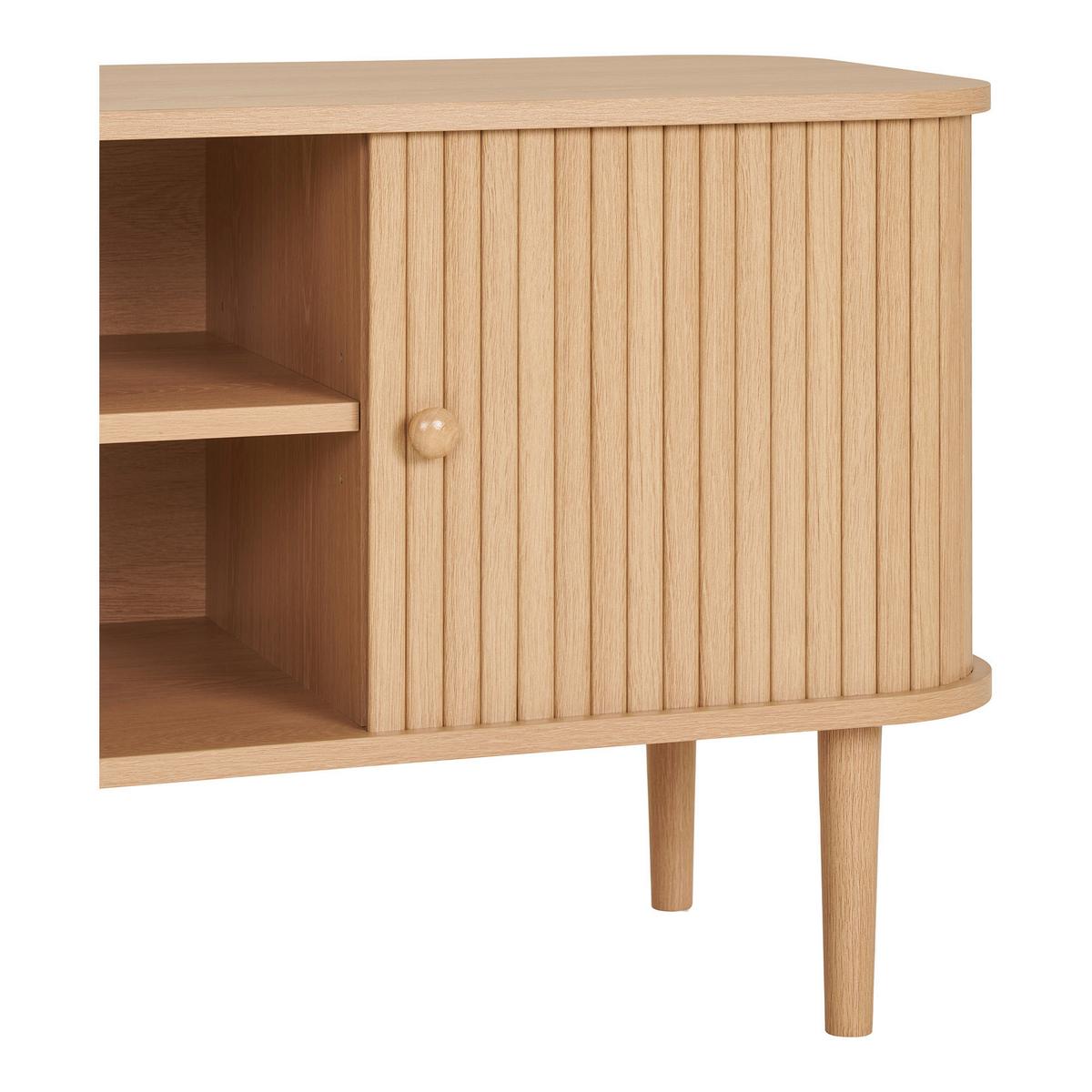 Lowboard Nikko Echtholz Kiefer B: 113cm - Naturfarben, Design, Holz/Holzwerkstoff (113/51,5/40cm) - MID.YOU