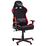 Gamingstuhl DX Racer 1 Schwarz/Rot - Rot/Schwarz, MODERN, Kunststoff/Textil (78/123-132/52cm) - Dxracer