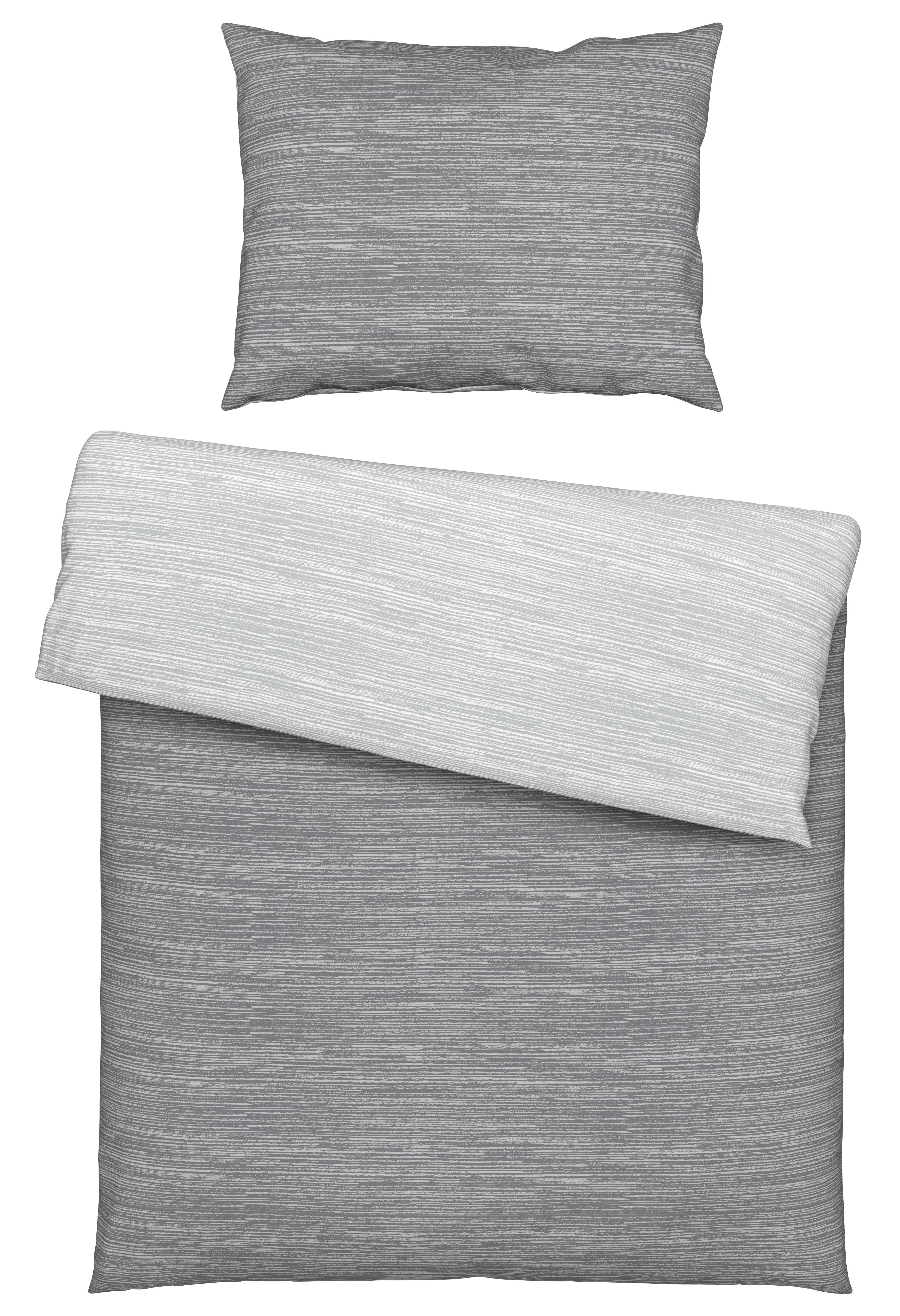 Wendebettwäsche Matthias Wende, 140/200cm - šedá/světle šedá, Moderní, textil (140/200cm) - Modern Living