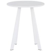 Beistelltisch New York Weiß - Weiß, Design, Metall (40/48/40cm) - P & B