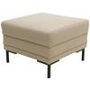 Hocker Looks Vii - Beige/Schwarz, Design, Textil (55/45/55cm) - LOOKS by W.Joop