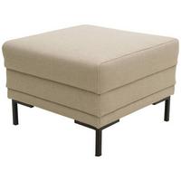 Hocker Looks Vii - Beige/Schwarz, Design, Textil (55/45/55cm) - LOOKS by W.Joop
