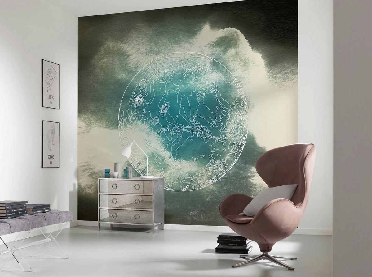 Fototapete Surreal Planet - Multicolor, Trend, Papier (300/280cm)
