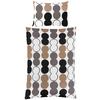 Bettwäsche Fiona - Beige/Schwarz, MODERN, Textil - Luca Bessoni
