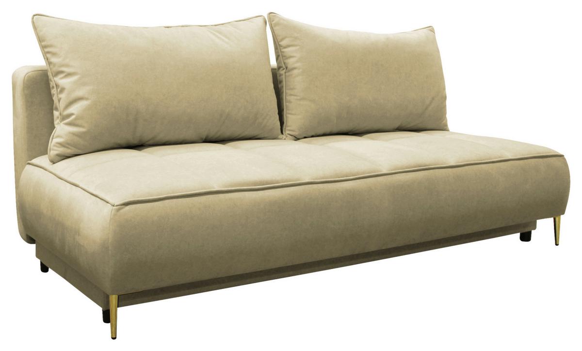 Schlafsofa Zoom Beige B: 200 cm - Beige/Goldfarben, Design, Textil (200/90/97cm) - MID.YOU