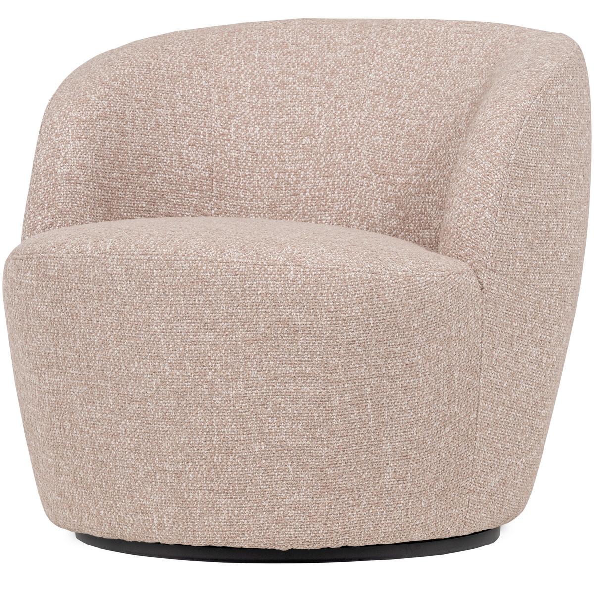 Sessel Serra Naturfarben B: 70cm - Schwarz/Naturfarben, Design, Textil (70/68/77cm) - Livetastic