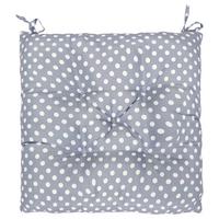 Sitzkissen Dot  - 2er Pack - Silberfarben, MODERN, Textil (40/40/4cm) - Luca Bessoni