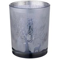 Teelichtglas Nadine - Lila, KONVENTIONELL, Glas (10/12,5cm) - Luca Bessoni