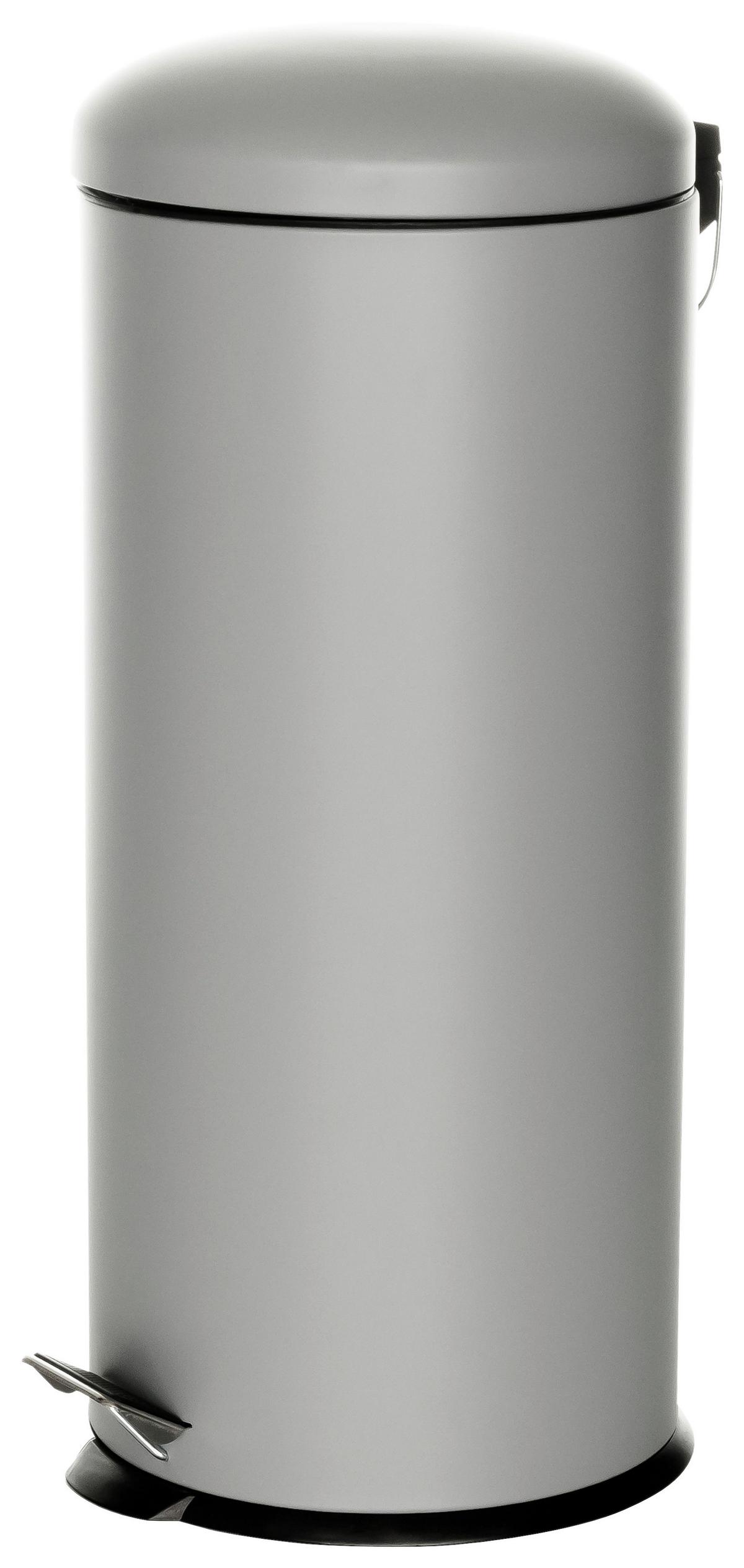 Abfallsammler Clean Viii - Schwarz/Grau, Basics, Kunststoff/Metall (30/69/30cm) - MID.YOU
