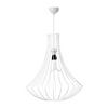 Hängeleuchte Chiara H: 60 cm 1-Flammig - Weiß, Trend, Metall (52/52/60cm) - Kayoom