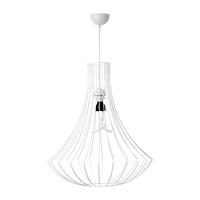 Hängeleuchte Chiara H: 60 cm 1-Flammig - Weiß, Trend, Metall (52/52/60cm) - Kayoom