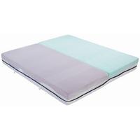 Komfortschaummatratze Ergo Duo 180x200cm Mittelfest - Weiß, Textil (180/200cm) - Primatex