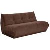 Modul Sofa Giselle 4er Sofa B: 180 Cm Cord Braun - Braun, Trend, Textil (180/80/112cm) - Livetastic