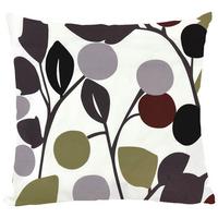 Kissenhülle Blätter ca. 45x45cm - zelená, textil (45/45cm)