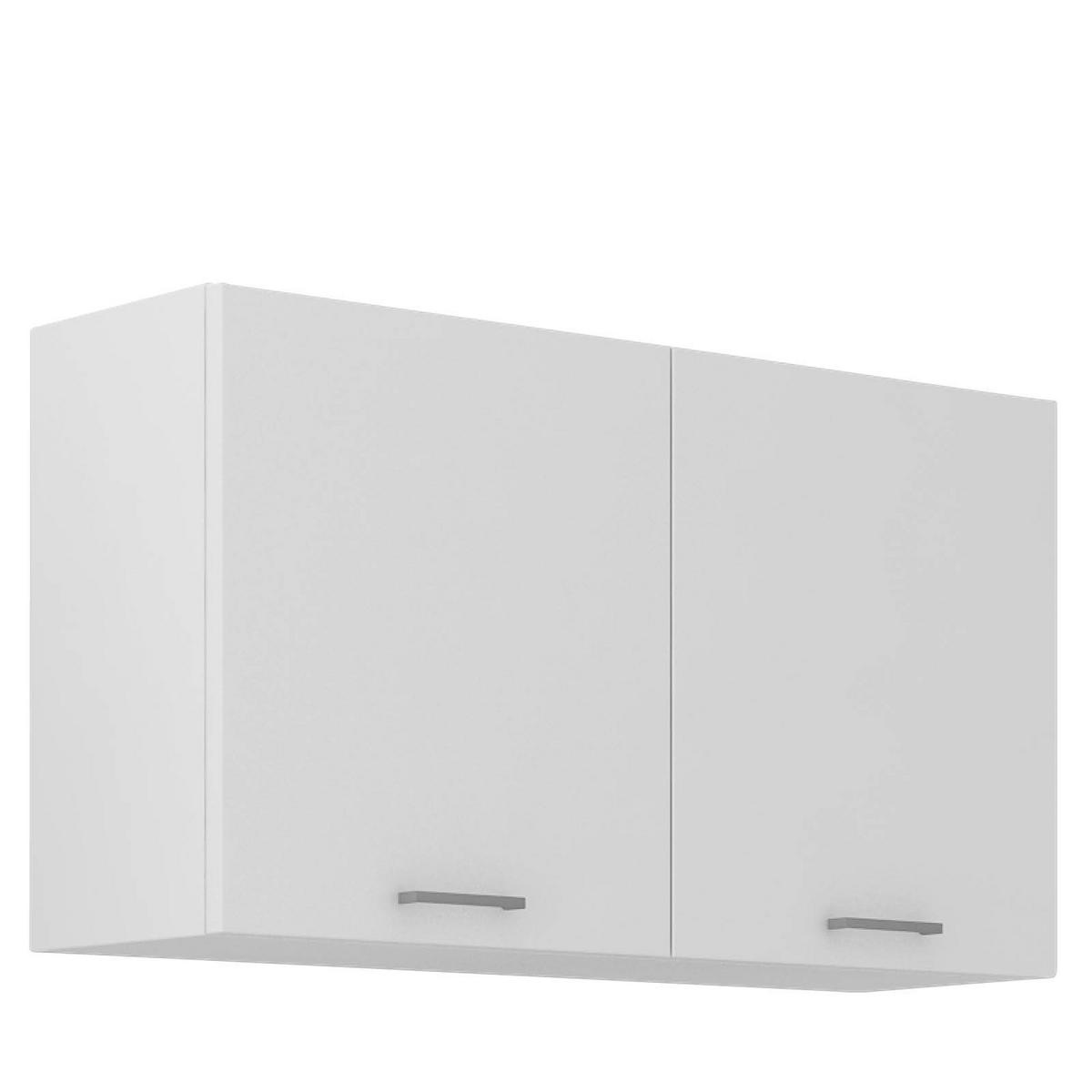 Küchenzeile Promo Ohne Geräte 270 Cm Grau/weiß, Modern - Weiß/Grau, KONVENTIONELL, Holzwerkstoff (270cm)