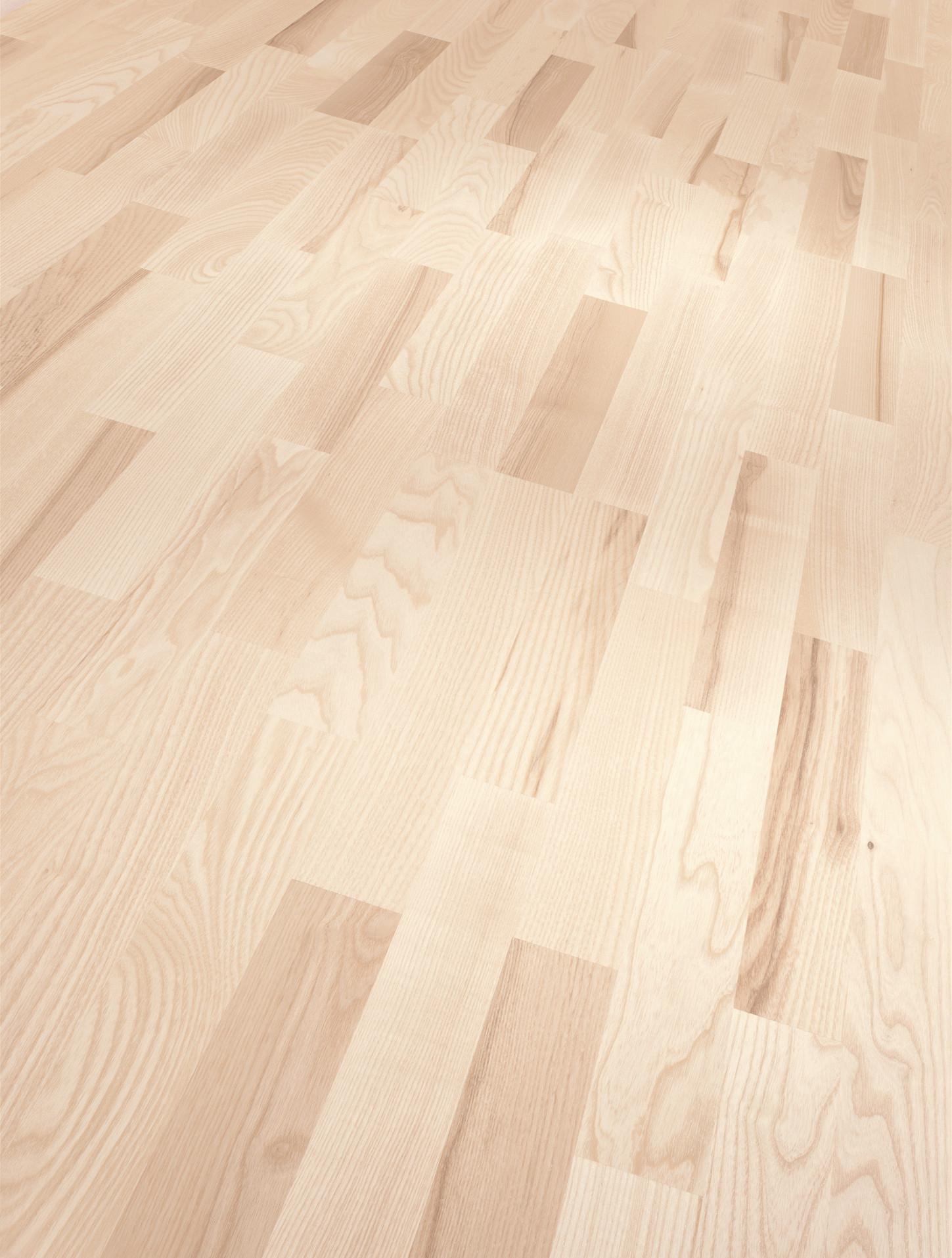 Parkettboden Esche Schiffsboden Stärke 13mm - Hellbraun/Weiß, LIFESTYLE, Holz (220/18,5/1,3cm) - Parador