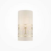 Wandleuchte Messina - Goldfarben, Trend, Kunststoff/Textil (23,9/10,1/10,1cm) - MAYTONI
