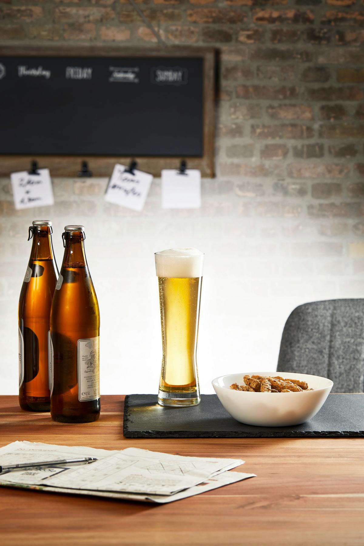 Bierglas Fredo, ca. 345 ml - Transparent, KONVENTIONELL, Glas (345ml) - Luca Bessoni