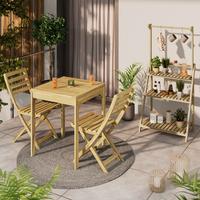 Gartenregal Lea - Akaziefarben, MODERN, Holz (69/147/40cm) - Beldano