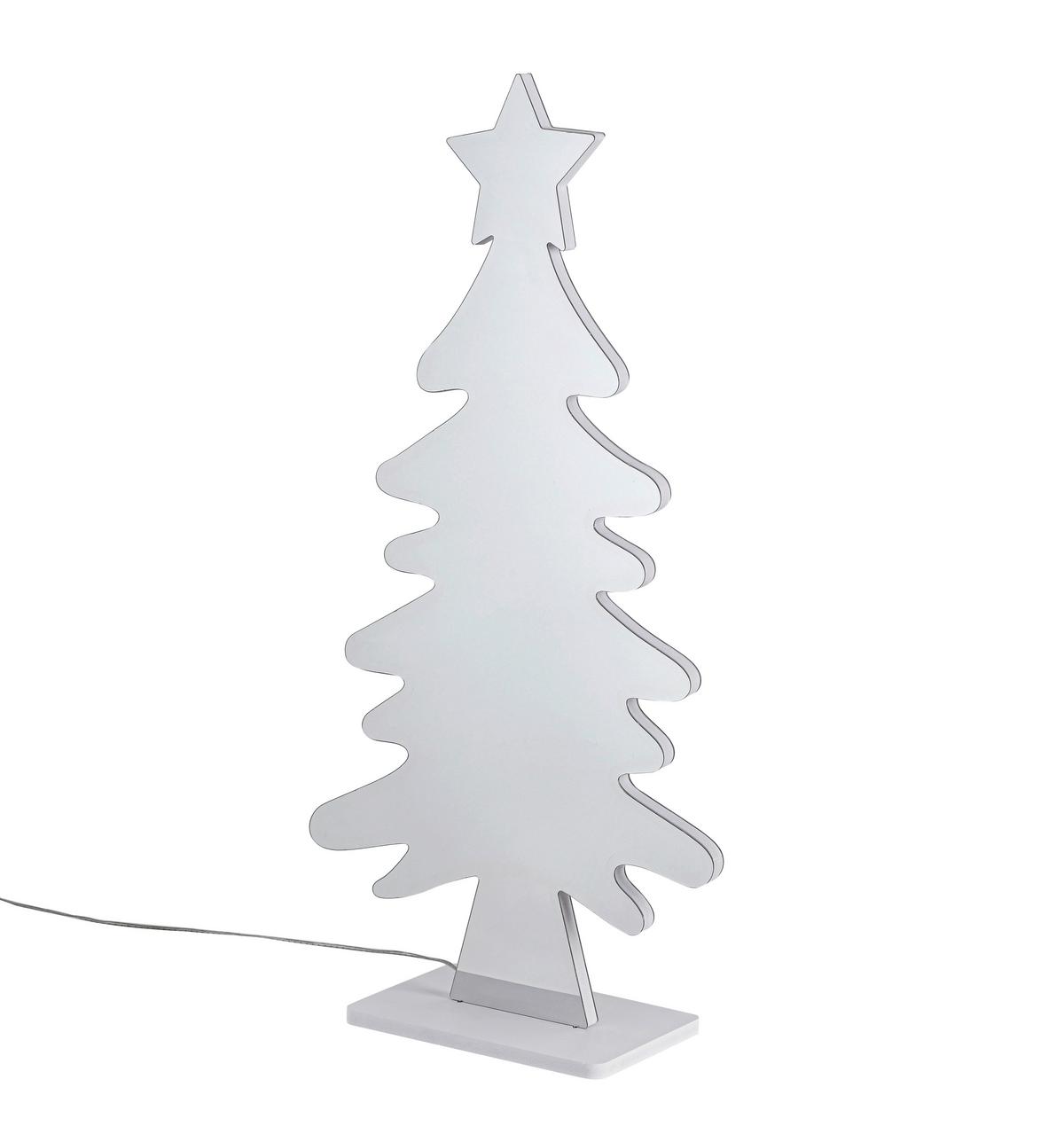 DEKORAČNÍ LED SVÍTIDLO TANNE - bílá/barvy chromu, Design, plast (31,5cm) - Mömax