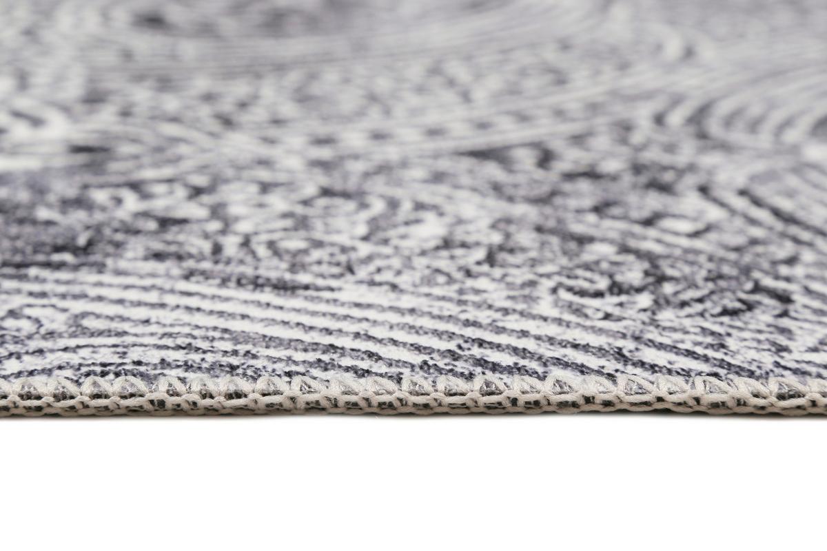 Webteppich Grace Grau 120x170 Cm - Grau, Design, Textil (120/170cm) - WECON HOME