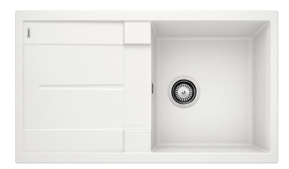 Granitový drez Blanco Metra 5 S - biela, Modern, kameň (86/50/19cm) - Blanco