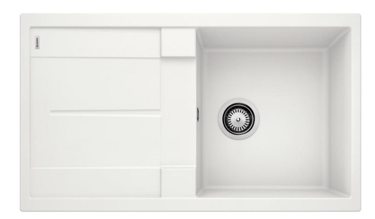 Granitový drez Blanco Metra 5 S - biela, Modern, kameň (86/50/19cm) - Blanco