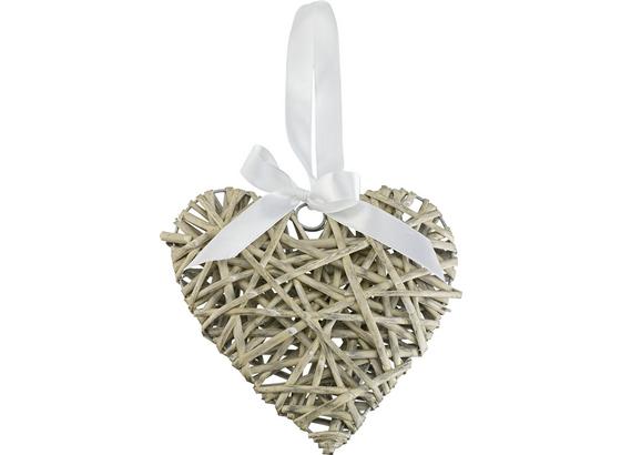Ozdoba Dekorační Melanie - šedá, Romantický / Rustikální, dřevo/textil (30/5.5cm) - Mömax modern living Ozdoba Dekorační Melanie - šedá, Romantický / Rustikální, dřevo/textil (30/5.5cm) - Mömax modern living