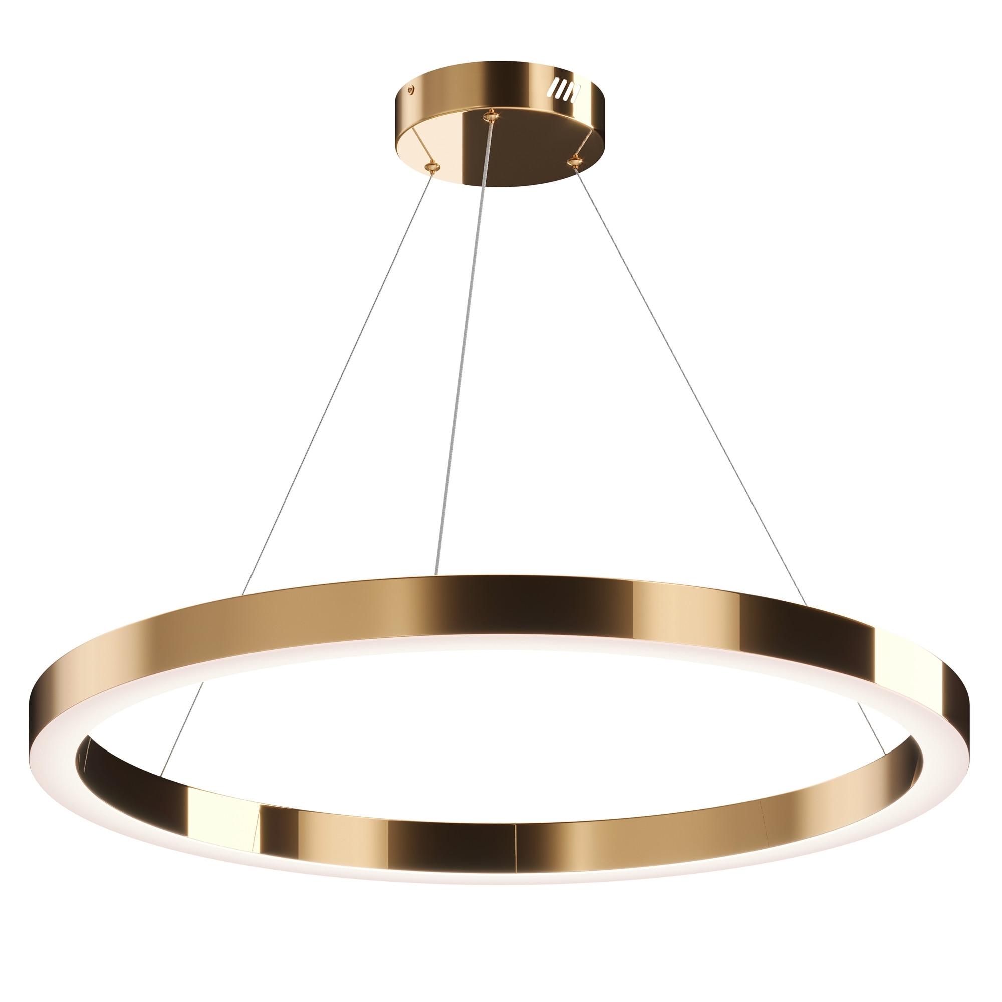 Pendelleuchte Saturno - Messingfarben, Trend, Metall (80/5cm) - MAYTONI