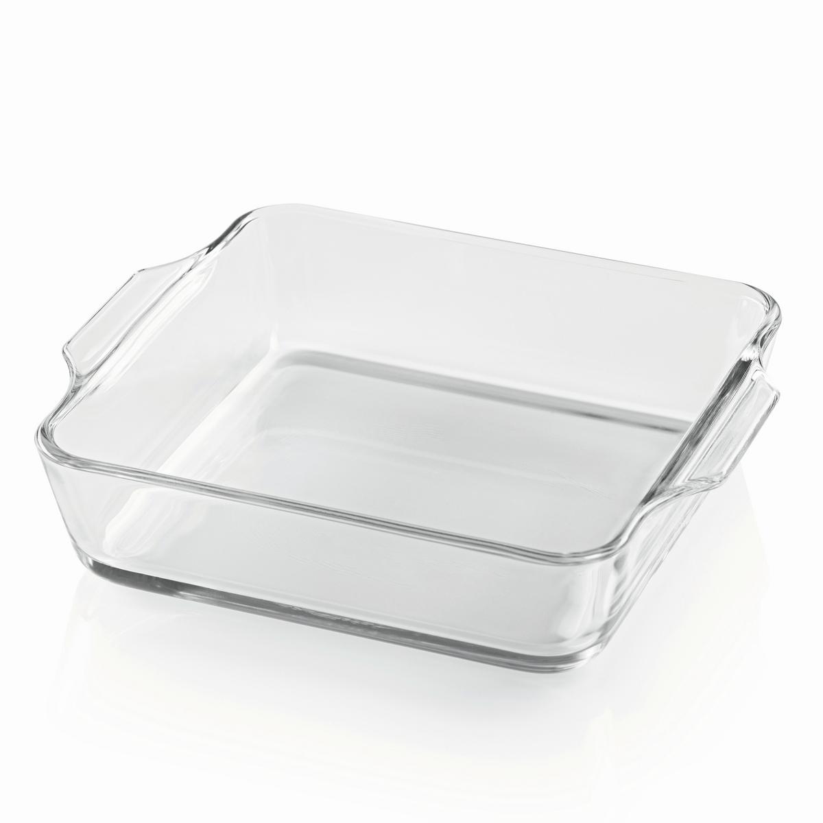 Auflaufform Gourmetmaxx Glas, Lxbxh: 19x16x4,5 Cm - Transparent, Basics, Glas (19/16/4,5cm)