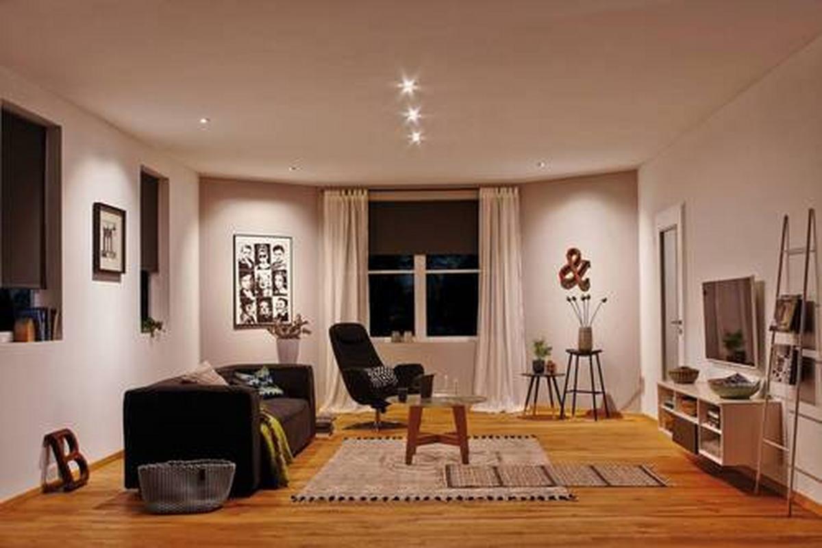 LED-Deckenleuchte 92980 - Zinkfarben/Alufarben, Design, Metall (7,8cm) - Paulmann