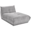 Modul Sofa Giselle Ottomane B: 105 Cm Cord Grau - Grau, Trend, Textil (105/80/185cm) - Livetastic