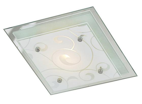 Deckenleuchte Susanne - Weiß, KONVENTIONELL, Glas/Metall (24/24cm) - Ombra Deckenleuchte Susanne - Weiß, KONVENTIONELL, Glas/Metall (24/24cm) - Ombra