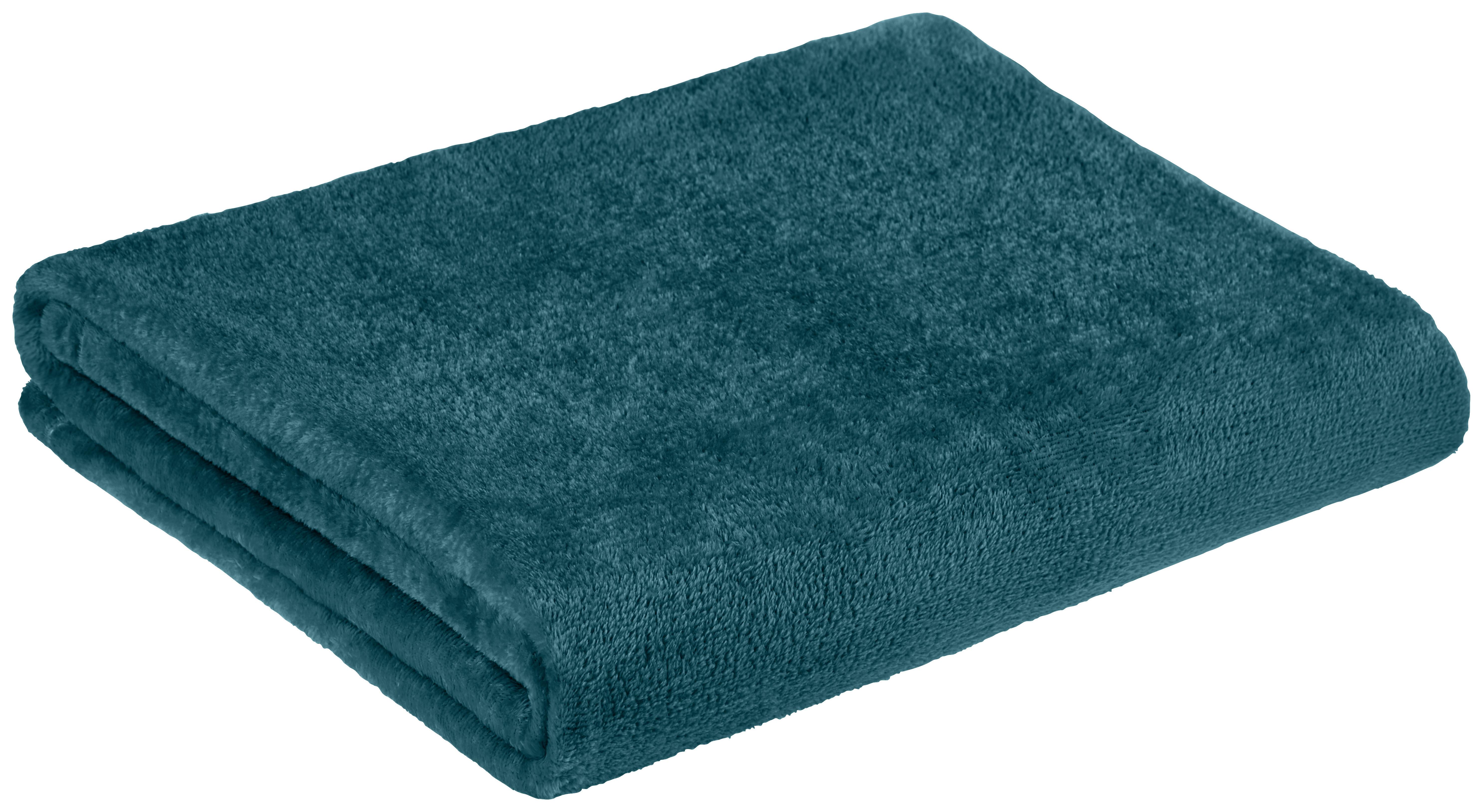 Puha Takaró 220x240 Cm - olajkék, Modern, textil (220/240cm) - Best Price