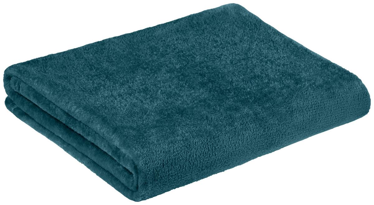 Kuscheldecke Marlies Hellgrau 220x240 cm - Petrol, MODERN, Textil (220/240cm) - Luca Bessoni