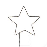 GARTENSTECKER STAR - Schwarz, Metall (25/2/40,5cm)