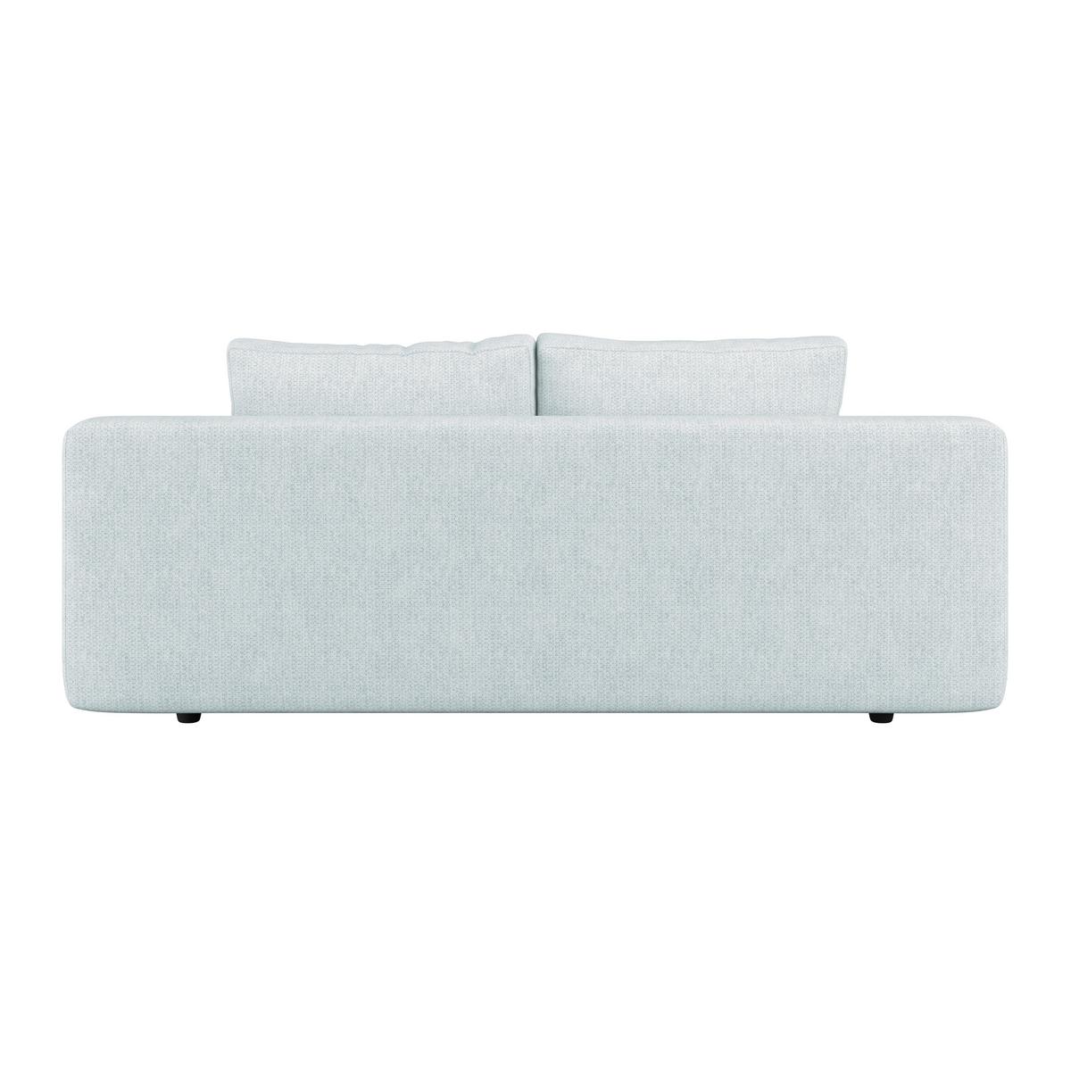 3-Sitzer-Sofa mit Schlaffunktion Olso eisblau - Hellblau, Trend, Holz/Kunststoff (205/72/100cm)