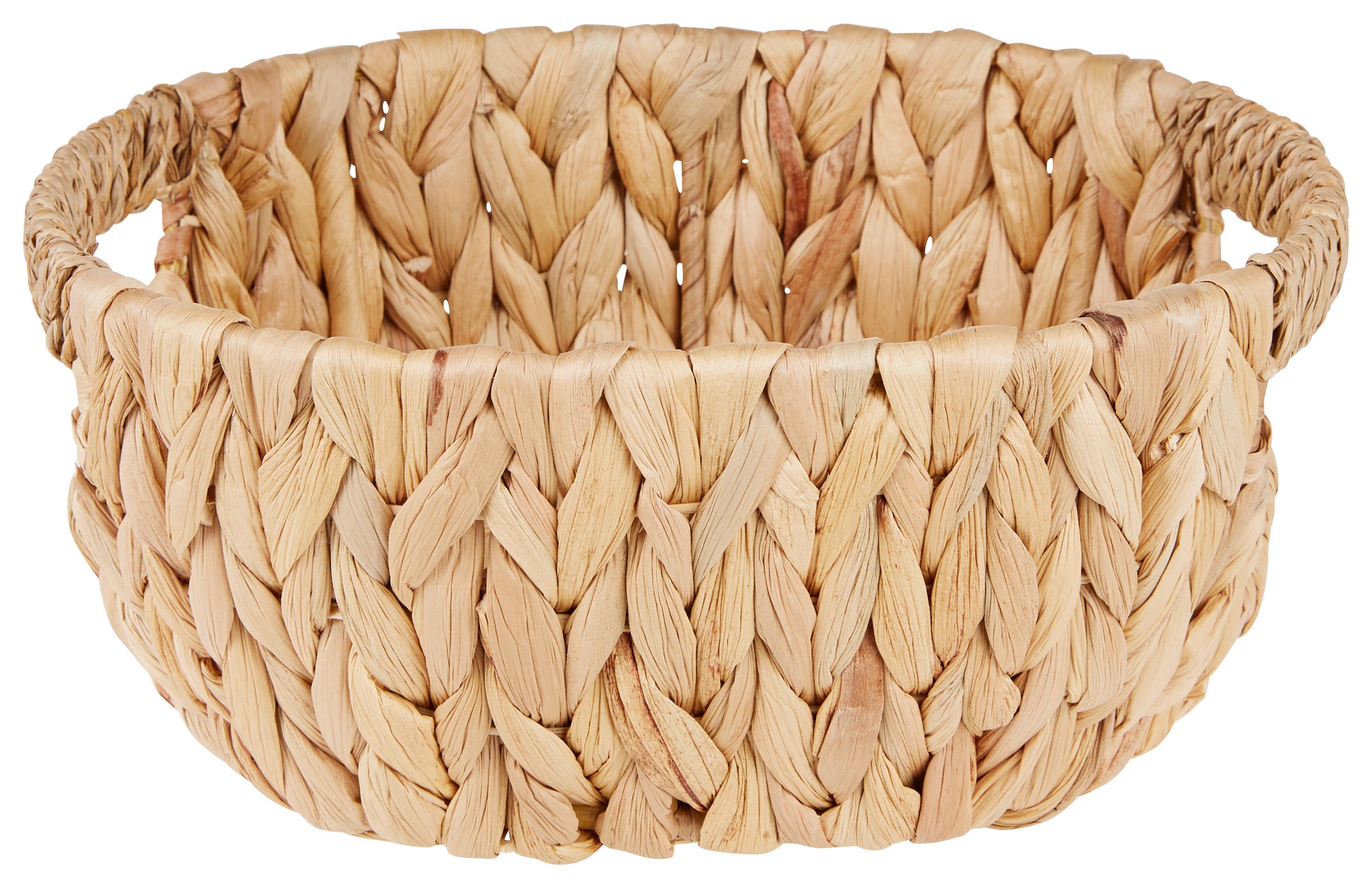 Kosár Jonathan - natúr színű, Konventionell, természetes anyagok/fém (25/20/11cm) - Luca Bessoni